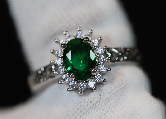 Green Diamond Ring Green Diamond Engagement Ring Lab Diamonds London Rings