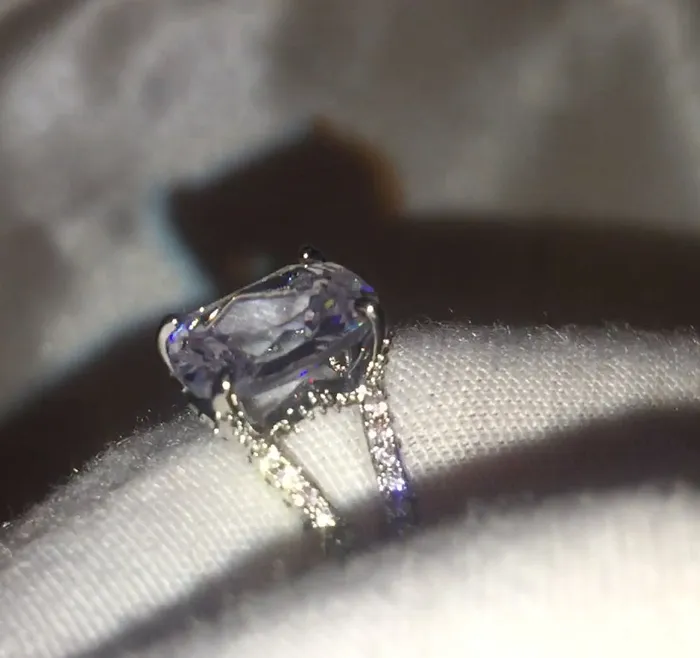 Rings Minx London Big Carat Engagement Ring Womens Big Diamond Ring Womens Engagement Ring Asscher Rings Womens Wedding Ring Womens Big Rings