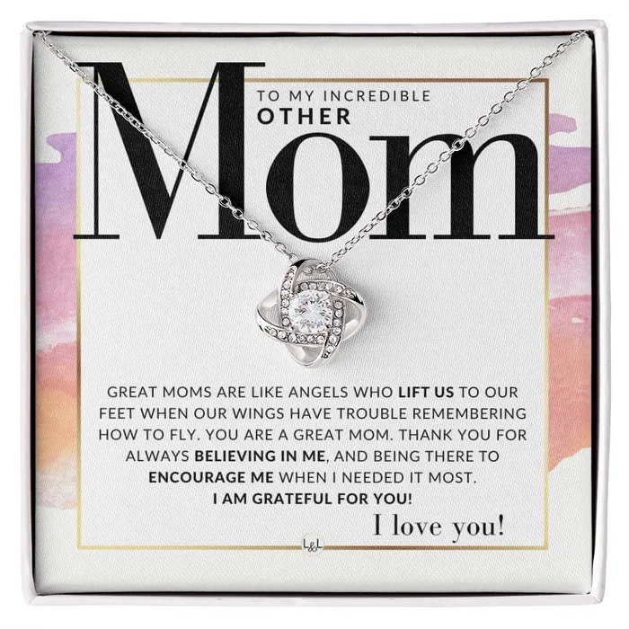 Necklaces Other Mom Gift Present for Stepmom Bonus Mom Second Mom Unbiological Mom or Other Mom Great For Mothers Day Christmas Her Birthday Or As An Encouragement Gift ShineOn Fulfillment