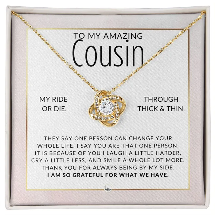 Necklaces ShineOn Fulfillment Gift For Female Cousin Ride Or Die Pendant Necklace Present For Girl Cousin Great For Christmas Her Birthday Or As An Encouragement Gift Necklaces ShineOn Fulfillment Gift For Female Cousin Ride Or Die Pendant Necklace Present For Girl Cousin Great For Christmas Her Birthday Or As An Encouragement Gift