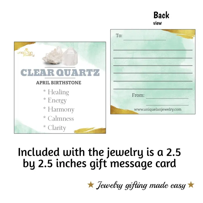 Rings Uniquelan Jewelry Raw Clear Quartz Ring Rings Uniquelan Jewelry Raw Clear Quartz Ring